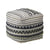 Elsie Multicolor Grey and White Outdoor PoufModel DOV6803