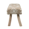 Marjorie Natural and Ivory Bench Model DOV6815