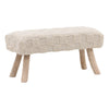 Winter Ivory Bench Model DOV6922-IVRY