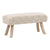 Winter Ivory Bench Model DOV6922-IVRY