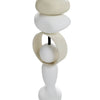 Cisneros White and Cream Sculpture Model DOV70010-WHIT