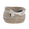 Dwight Light Natural and White Cotton Basket Model DOV72002-NAWH