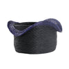 Marvis Black and Midnight Blue Basket Model DOV72005-BLCK