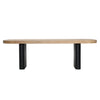 Price Black and Natural Dining TableModel DOV73007-NABK