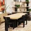 Price Black and Natural Dining TableModel DOV73007-NABK