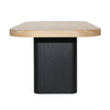 Price Black and Natural Dining TableModel DOV73007-NABK