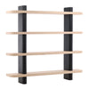 Price Black and Natural Bookcase Model DOV73008-NABK