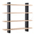 Price Black and Natural Bookcase Model DOV73008-NABK