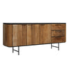 Leigh Natural and Black Handles Sideboard Model DOV74000-NABL