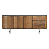 Leigh Natural and Black Handles Sideboard Model DOV74000-NABL