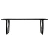 Venetta Matte Black Dining TableModel DOV75004-BLCK