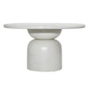 Tessa Light Grey Dining TableModel DOV75013-LTGY