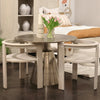 Amira Whitewash Dining ChairModel DOV75020-WHIT