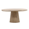 Marci Natural Sandblasted Round Dining Table Model DOV76008-NATL