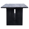 Jasmine Matte Black Sealed Finish Dining TableModel DOV7775