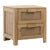 Lorraine Natural Finish Nightstand Double Drawer Model DOV7778