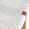 Povel Natural and White Outdoor BenchModel DOV7784-WHNA