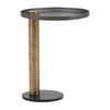 Yara Black and Gold Side TableModel DOV78012-GOLD-LG