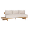 Sebastian Sand Upholstery and Natural Teak Outdoor SofaModel DOV7807-SAND