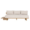 Sebastian Sand Upholstery and Natural Teak Outdoor SofaModel DOV7807-SAND