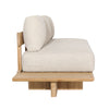 Sebastian Sand Upholstery and Natural Teak Outdoor SofaModel DOV7807-SAND