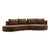 Sonia Himalaya Cocoa Sectional Model DOV79012R-BRWN