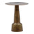 Golbez Antique Brass Finish Side TableModel DOV8093