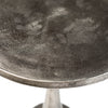 Wolvar Raw Nickel with Black Patina Finish Side TableModel DOV8329