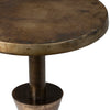 Kenway Antique Brass Finish Side TableModel DOV8333