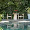 Devin Coral Outdoor Dining Table Model DOV8793-CORL