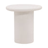 Raul White Outdoor Side Table Model DOV8796-WHIT