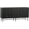 Harten Antique Black Finish Sideboard Model DOV9074