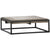 Bartow Dark Grey and Gunmetal Frame Outdoor Coffee Table Model DOV9445