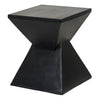 Lindale Black Finish Outdoor Side Table Model DOV9450