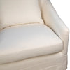 Laura Natural White Swivel ChairModel DOV9597