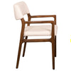 Sorrento Natural White and Medium Brown Wood Finish Dining ChairModel DOV9600