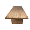 Lamar Natural Wood Sealed Finish Dining TableModel DOV982