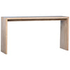 Merwin Light Warm Wash Finish Console TableModel DOV986