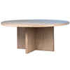 Harley Light Warm Wash Finish Dining Table 72" Model DOV990