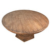 Padilla Antique Natural Wood Sealed Finish Dining TableModel DOV994