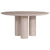 Eden Light Warm Wash Finish Dining TableModel DOV99992