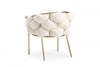 Modrest Debra Modern Off White Fabric Dining Chair Model VGVCB202-WHT