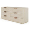 Lamod Italia Lago Modern Faux Travertine Dresser Model VGAC-LAGO-DRS