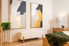 Modrest Electra - Modern Ivory Fabric + Rubberwood Bench With Storage