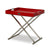 A&X Cecilia Red Crocodile Tray Table