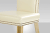 A&X Beatrice White Leather Dining Chair