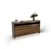 Rondo Mid-Century Platform Bed w/ Nightstands Storage And Lights