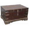 Antique Natural Waxed Finish Cash Box Trunk Model DU11861