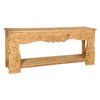 Wood Antique Bleached Finish Console TableModel DU12527