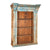 Wood Distressed Blue Finish Bookcase Model DU12936